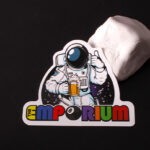 emporium custom die cut sticker