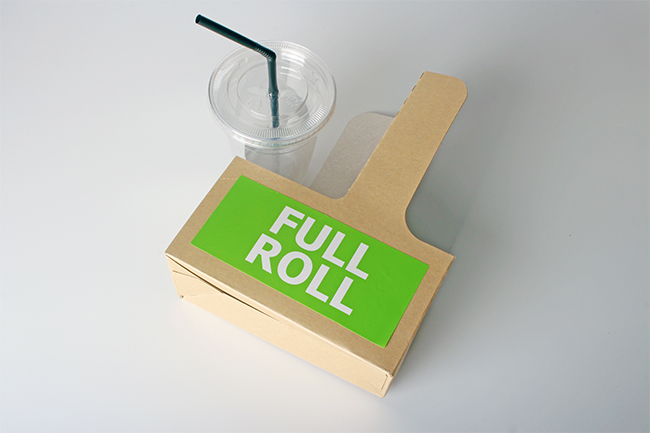 full roll green die cut vinyl sticker