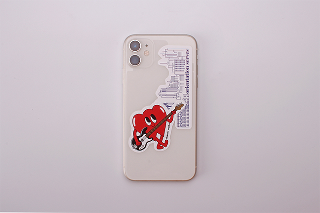 Personalize your phone with durable stickers.