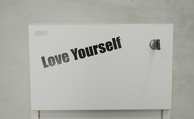 love yourself custom vinyl lettering stickers outdoor