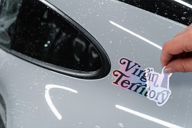 Step 3: Start Peeling the Decals or Stickers