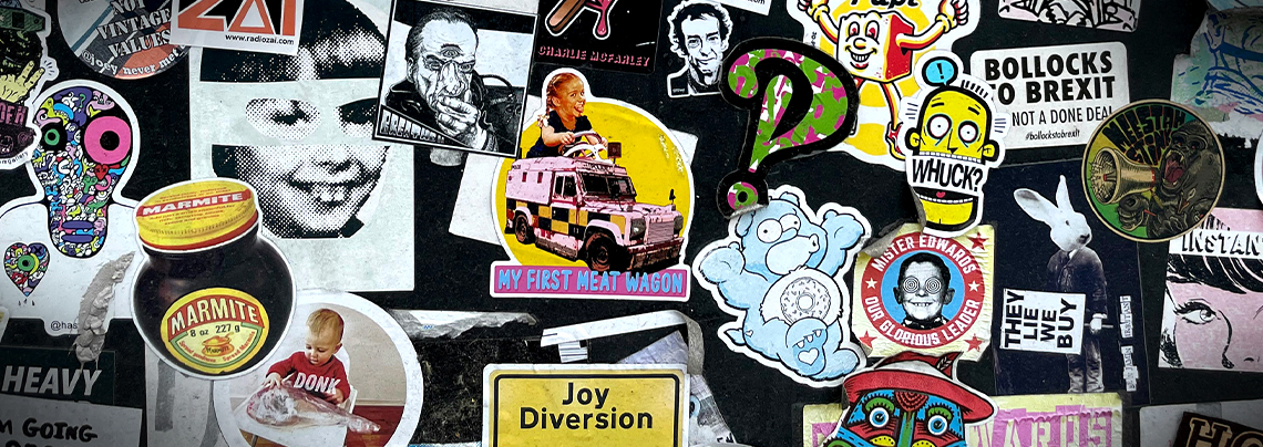 colour psychology with stickers