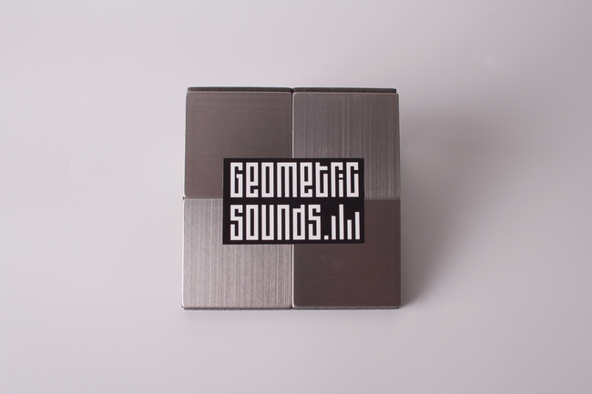 Geometric sounds sticker.