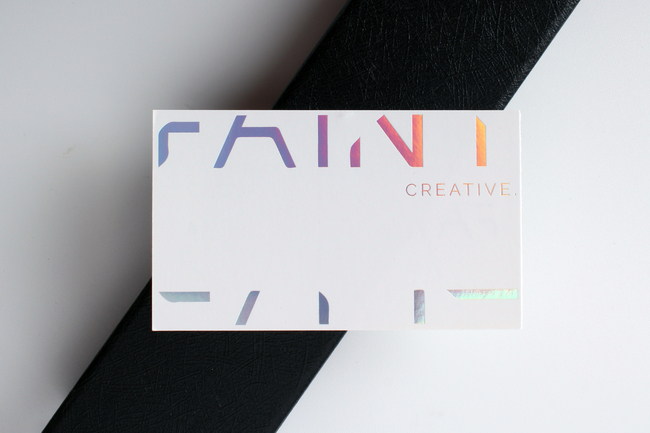 Faint creative sticker.