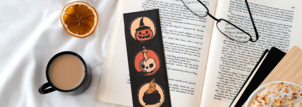 Spooky Stickers and Bookmark Business Cards
